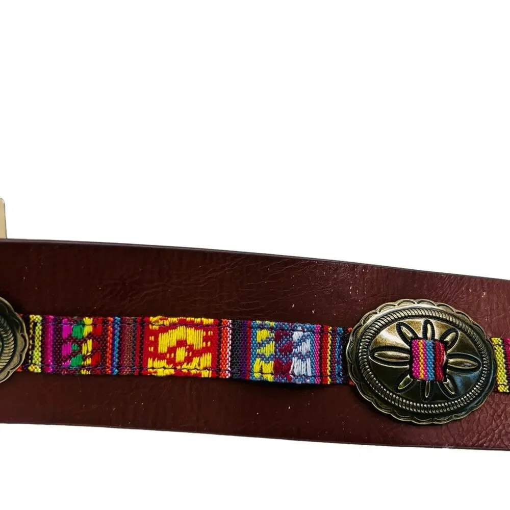 Steve Madden Aztec Brown Belt M/L